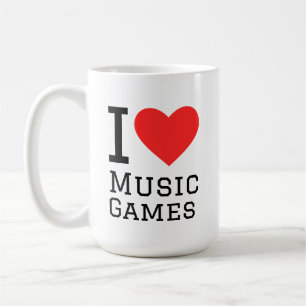 I love music games coffee mug