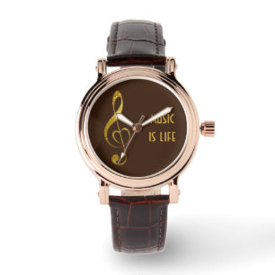 I love music - jewellery watch