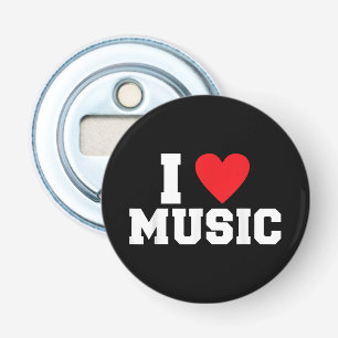 I love Music Lover Bottle Opener