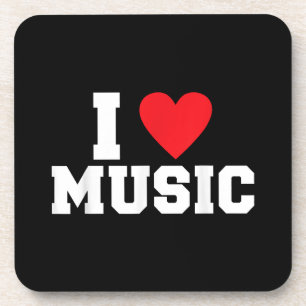 I love Music Lover Coaster