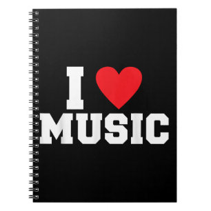 I love Music Lover Notebook