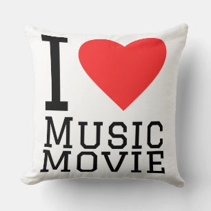 I love music movie  cushion