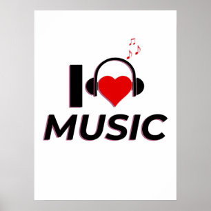 I love music Poster 