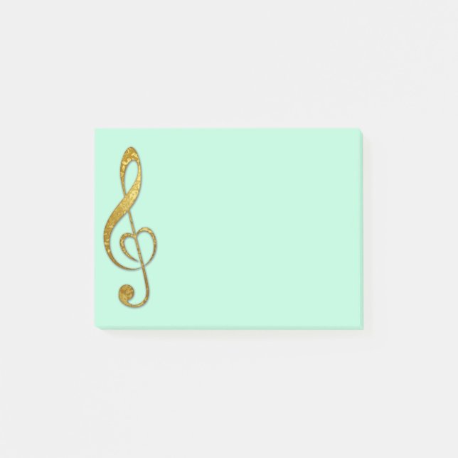 I love music sticky notes pad (Front)