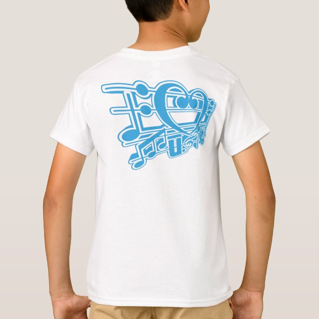 I LOVE MUSIC T-Shirt (Back)