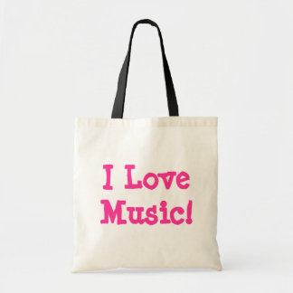 I Love Music! Tote Bag