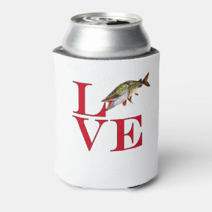 I Love Muskie Can Cooler