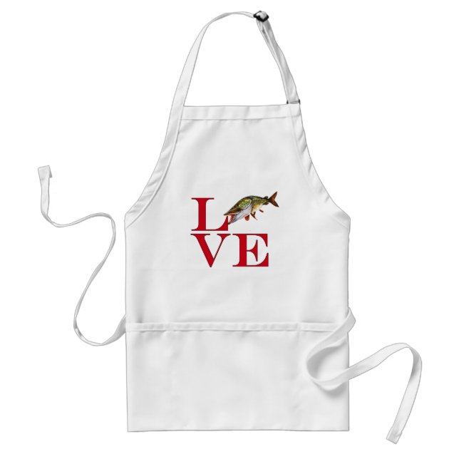 I Love Muskie Standard Apron (Front)