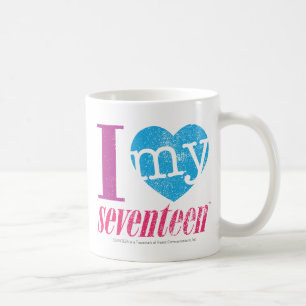 I Love My 17 Aqua Coffee Mug