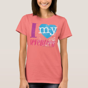 I Love My 17 Aqua T-Shirt