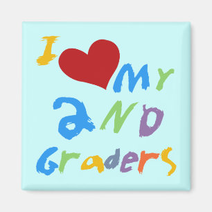 I Love My 2nd Graders Tshirts and Gifts Magnet