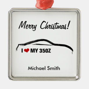 I love my 350z metal tree decoration