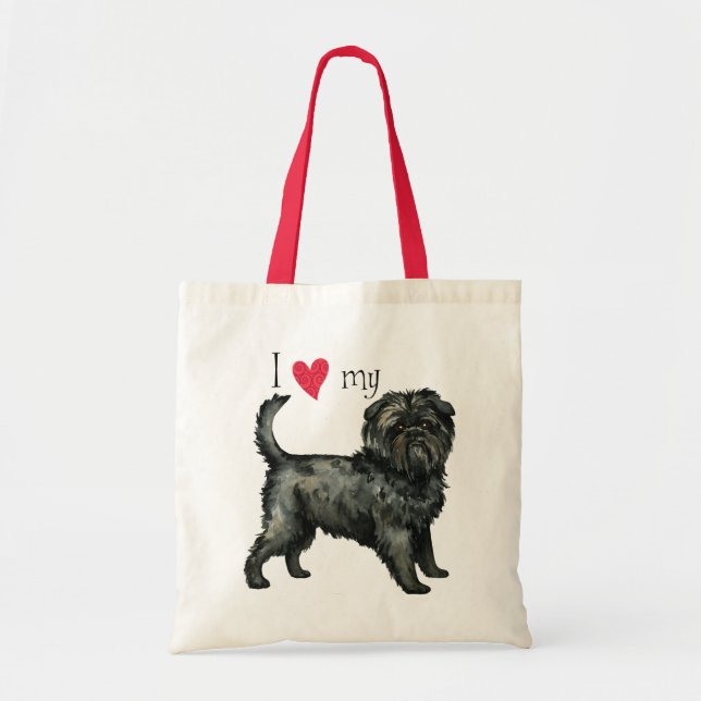 I Love my Affenpinscher Tote Bag (Front)