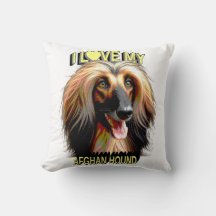 I Love My Afghan Hound – Elegant Dog Lover Design