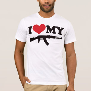 I Love My AK47 T-Shirt