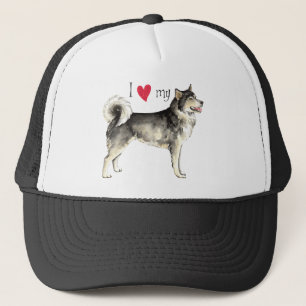 I Love my Alaskan Malemute Trucker Hat