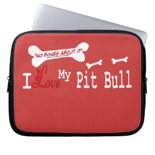 I Love My American Pit Bull Terrier Dog Laptop Sleeve