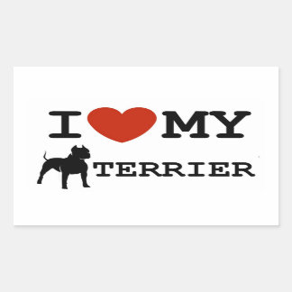 i love my american staffordshire terrier sticker