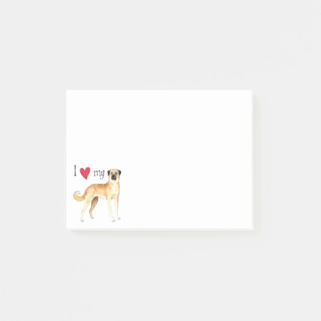 I Love my Anatolian Shepherd Post-it Notes (Front)