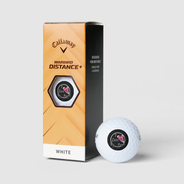 I love my Angel   Golf Balls (Packaging)