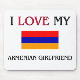 I Love My Armenian Girlfriend Mouse Mat