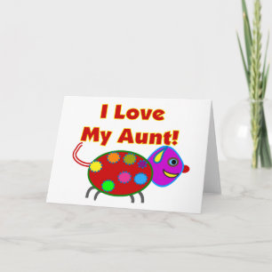 I Love My Aunt Card