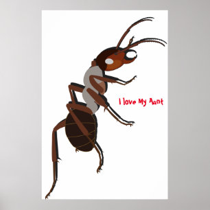 I love My Aunt Poster