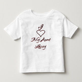 I Love My Aunt Toddler T-Shirt