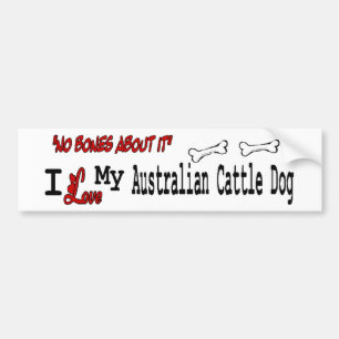 I Love My Australian Cattle Dog Bumper Sticker
