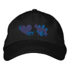 I Love my Australian Kelpie Embroidered Hat