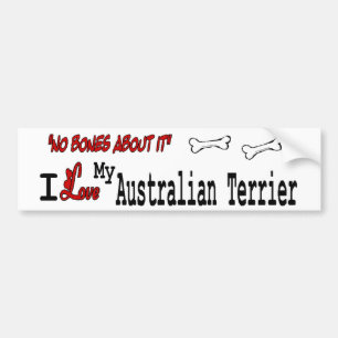 I love my Australian Terrier Bumper Sticker