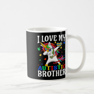 I Love My Autistic Brother Autism Awareness Day Un Coffee Mug