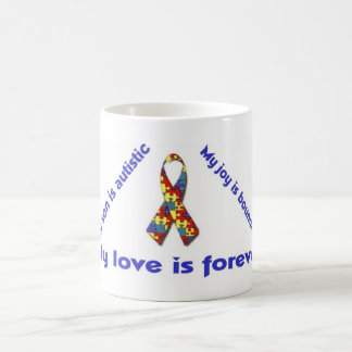 I love my autistic child - unique mug design serie