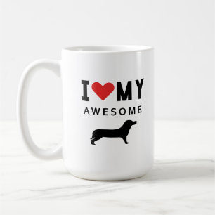 I love my awesome cat dog coffee mug