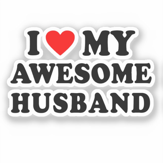 I Love My Awesome Husband (Front)