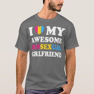 I Love My Awesome Panual Friend family T-Shirt