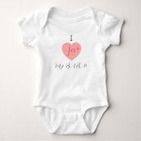 I Love My Baba Baby Bodysuit