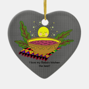 I Love My Baba's Kitchen Ceramic Tree Decoration