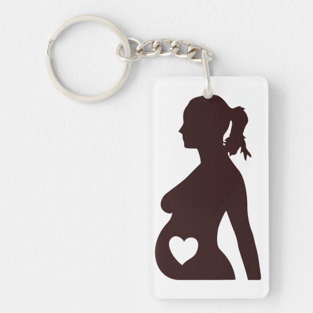 I LOVE MY BABY KEY RING (Front)