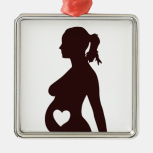 I LOVE MY BABY METAL TREE DECORATION