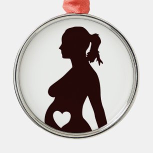 I LOVE MY BABY METAL TREE DECORATION