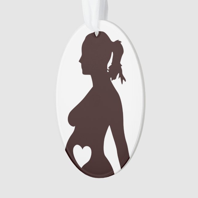 I LOVE MY BABY ORNAMENT (Front)