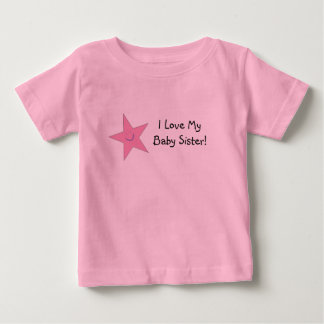 I Love My Baby Sister Kids Shirt