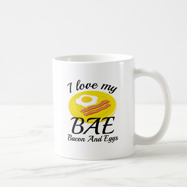 I Love My BAE Coffee Mug (Right)