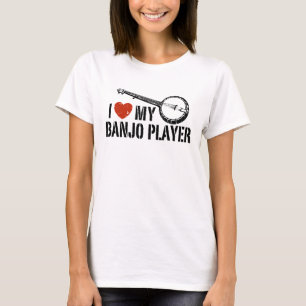 I Love My Banjo Player T-Shirt