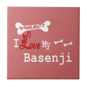 I Love My Basenji Tile