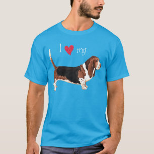 I Love my Basset Hound T-Shirt