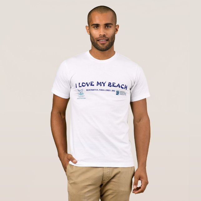 I LOVE MY BEACH T-Shirt (Front Full)