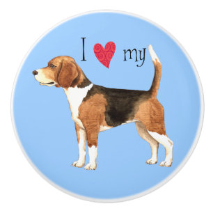 I love my Beagle Ceramic Knob