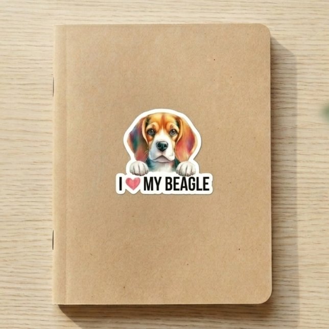 I love My Beagle Dog Bone (I love my beagle on journal)